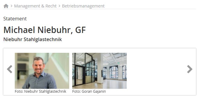 Statement – Michael Niebuhr GF